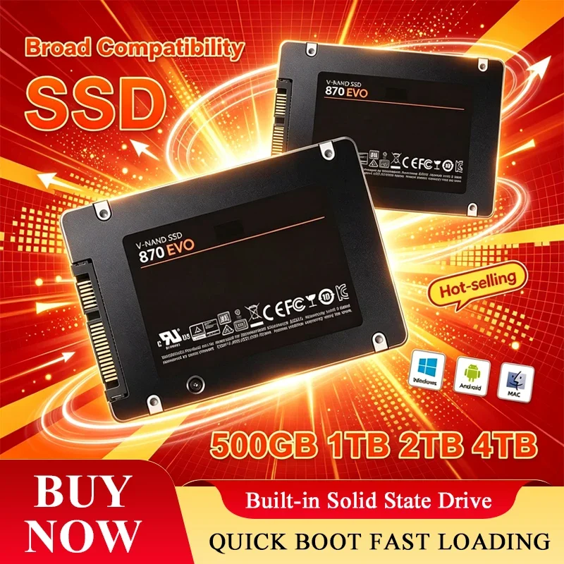 Samsung Ssd - Dysk SSD 870 EVO 1TB/2TB/4TB Wewnętrzny