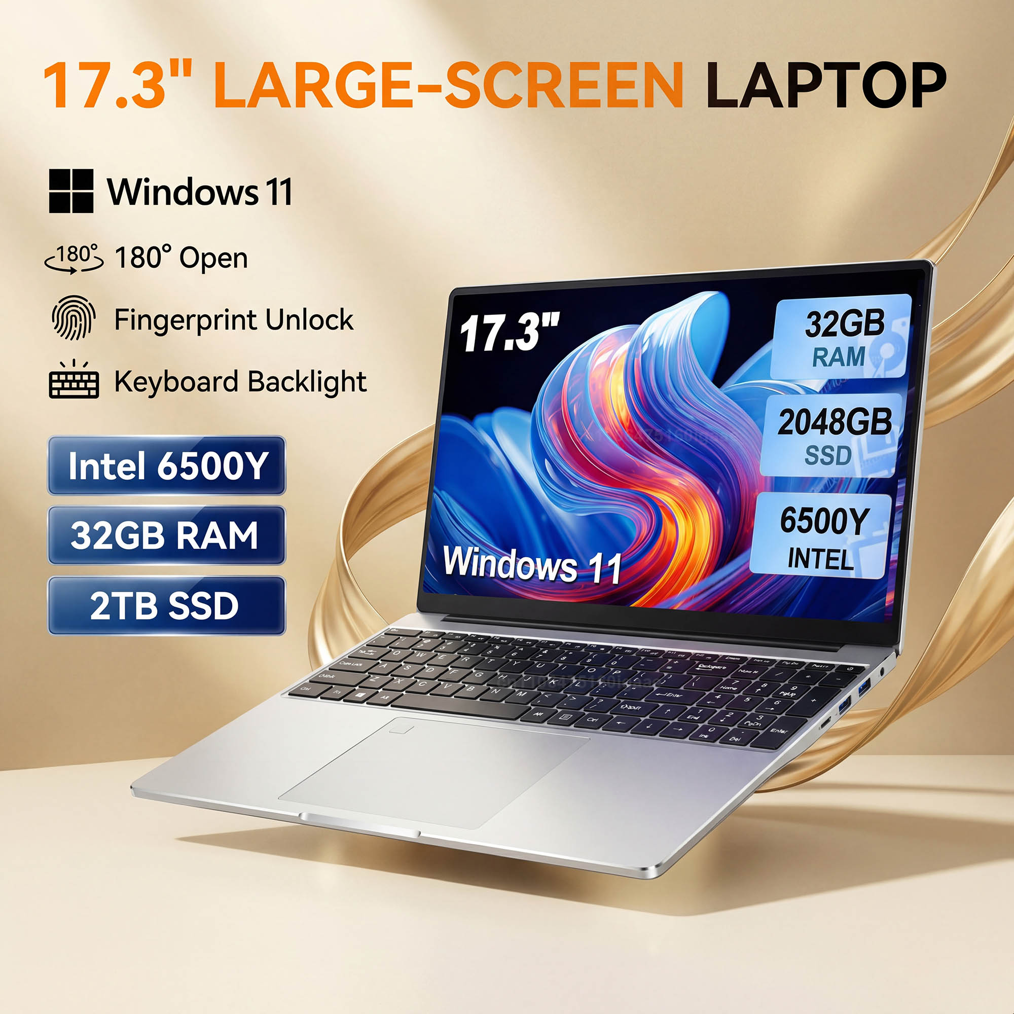 Ssd 2Tb - GORĄCY laptop z dużym ekranem 17,3