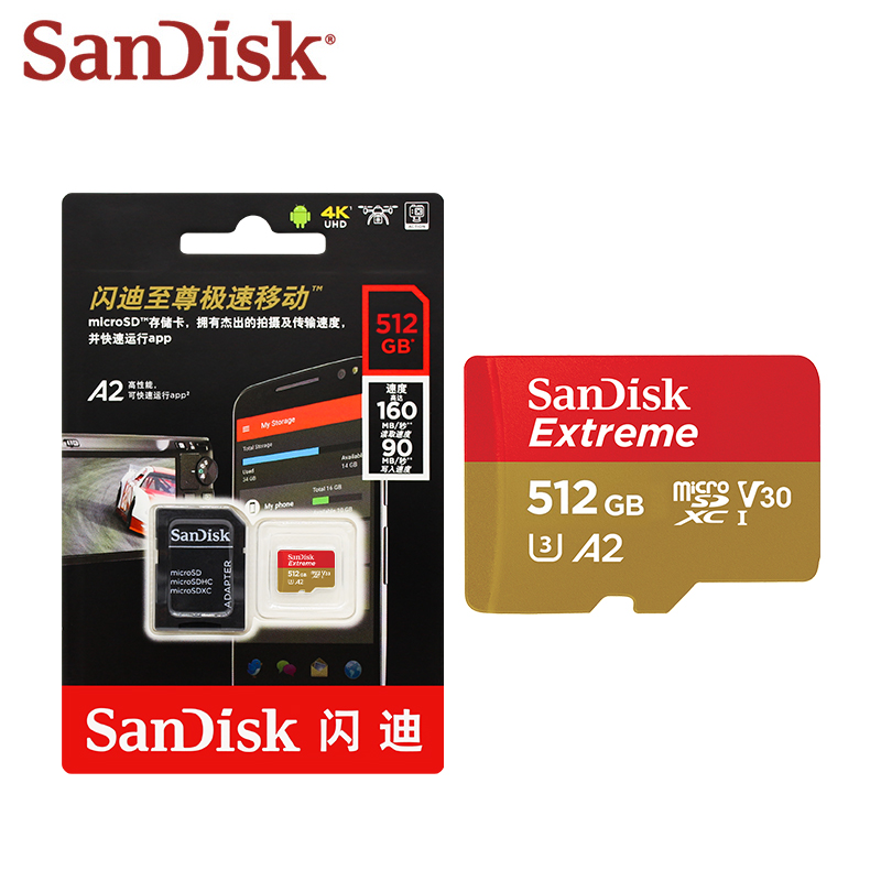 Memory Card Ssd - SanDisk Extreme V30 A2 microSDXC karta