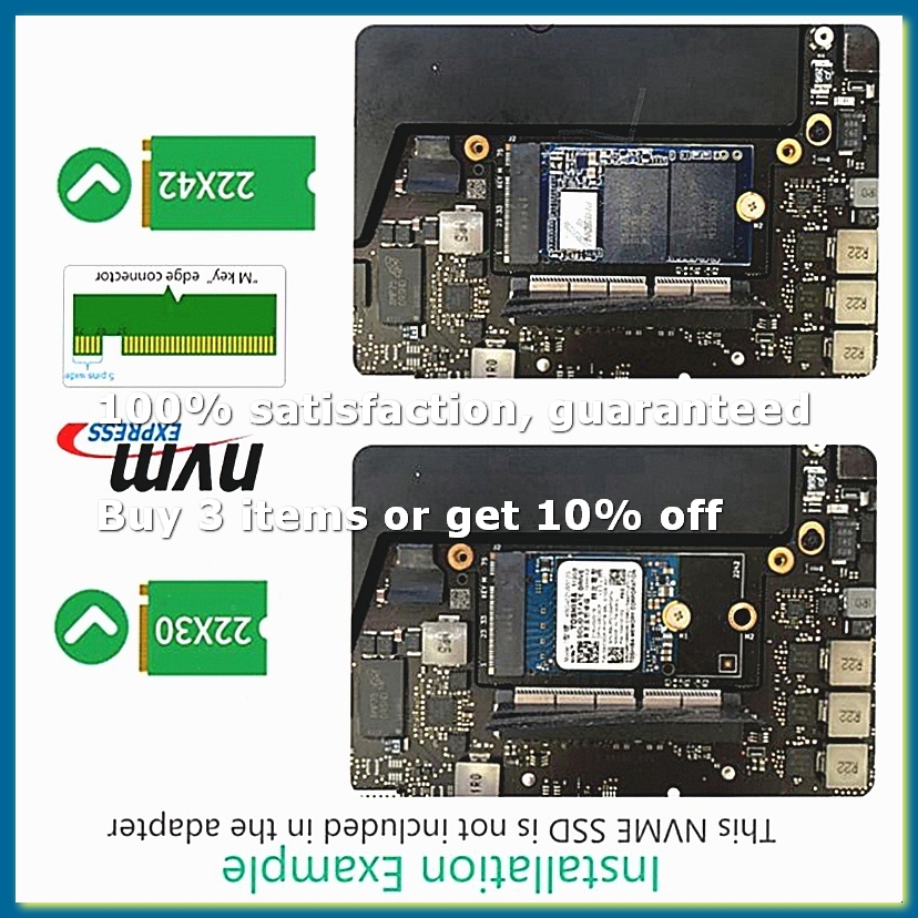 Nvme Ssd - Karta konwertująca M.2 NGFF M-Key NVME