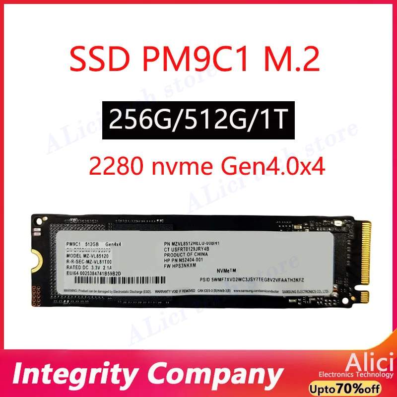 Samsung Ssd - Oryginalny dysk SSD Samsung PM9C1 /