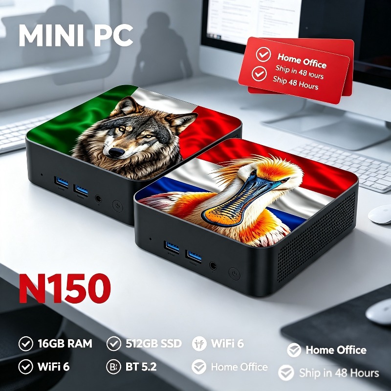 M.2 Ssd - Nowy Mini PC Intel Core N150