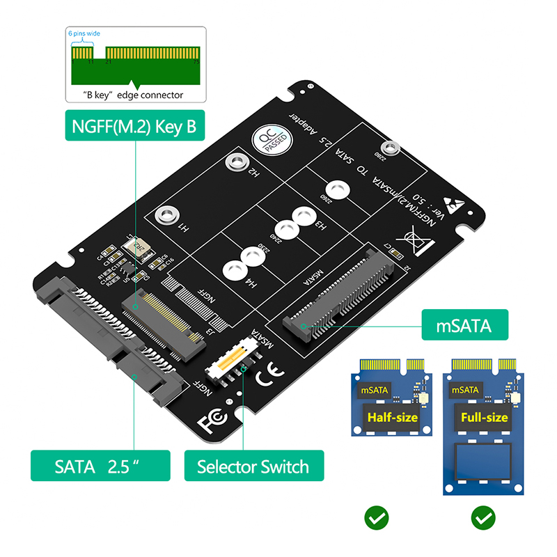 M.2 NGFF mSATA SSD do SATA 3.0 – Memory Card Ssd recenzja i cena