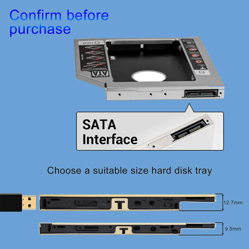 Adapter HDD SSD Caddy Interfej – Sata Ssd recenzja i cena