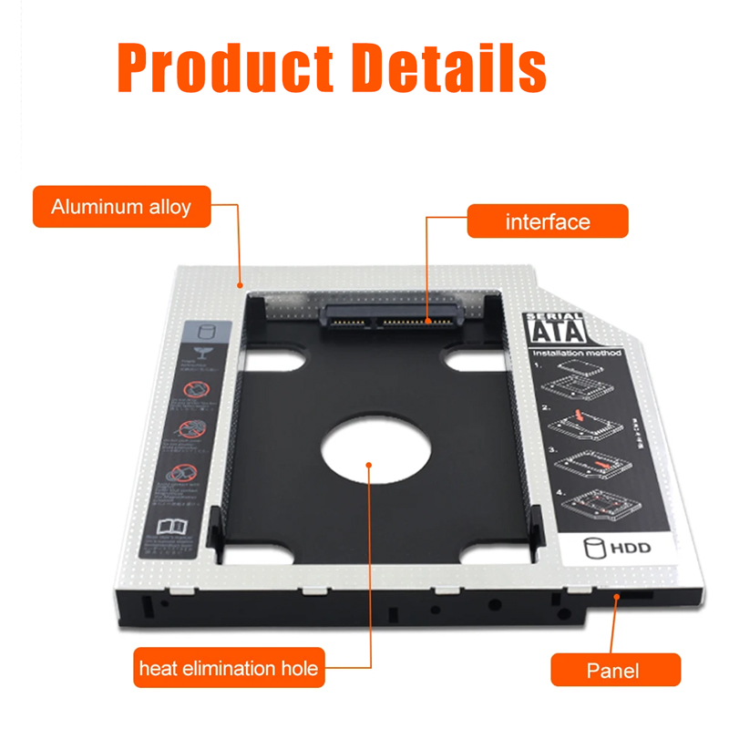Adapter HDD SSD Caddy Interfej – Sata Ssd recenzja i cena