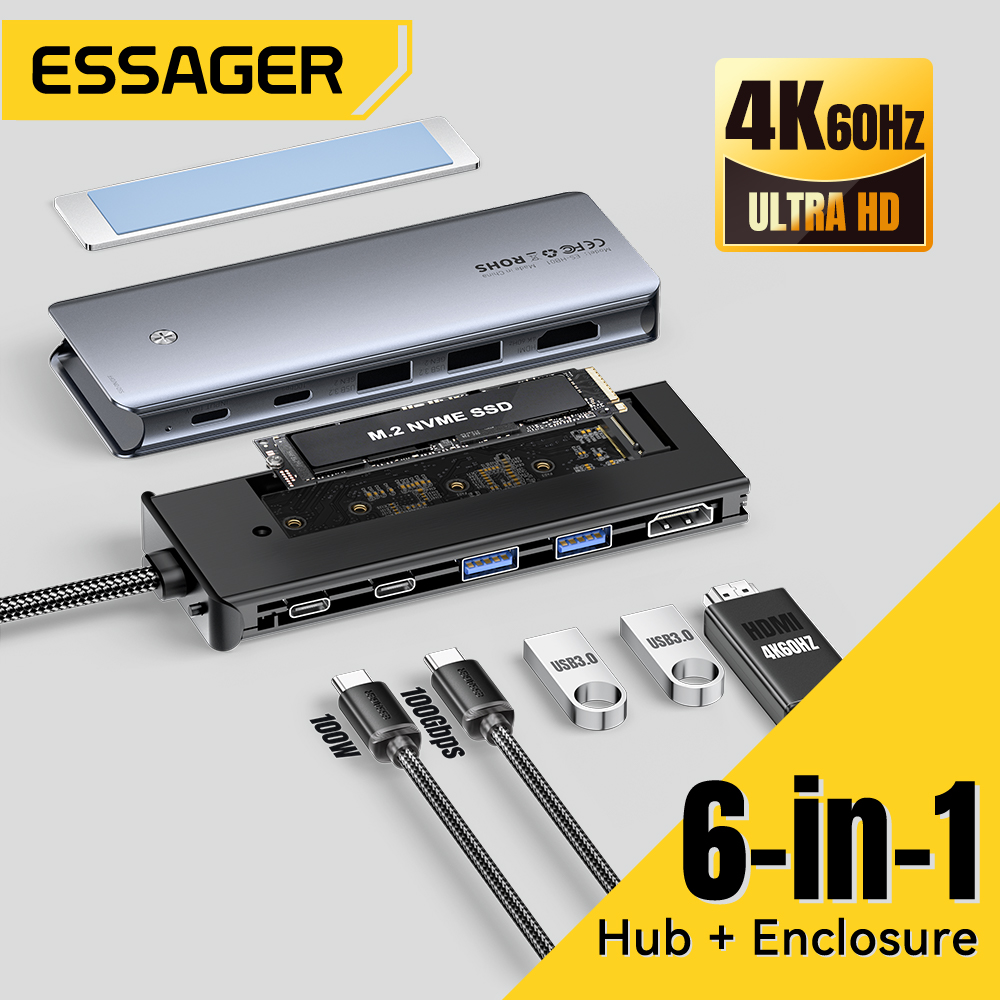 Essager USB C Hub z obudową dy – Ssd Hard Drive recenzja i cena