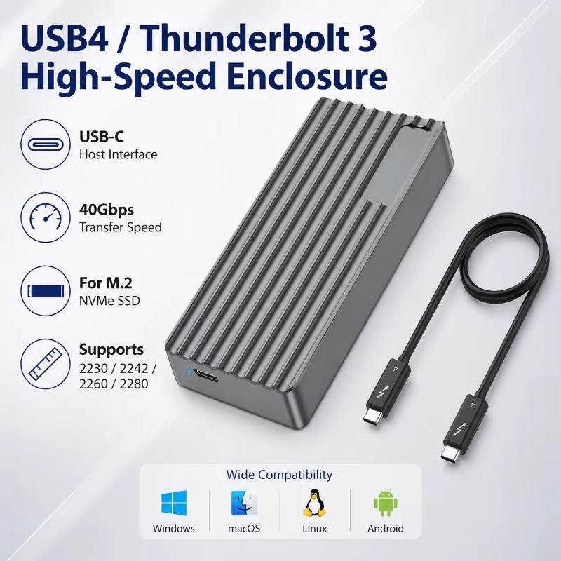 Obudowa TBT3/USB4 M.2 NVMe SSD – Nvme Ssd recenzja i cena