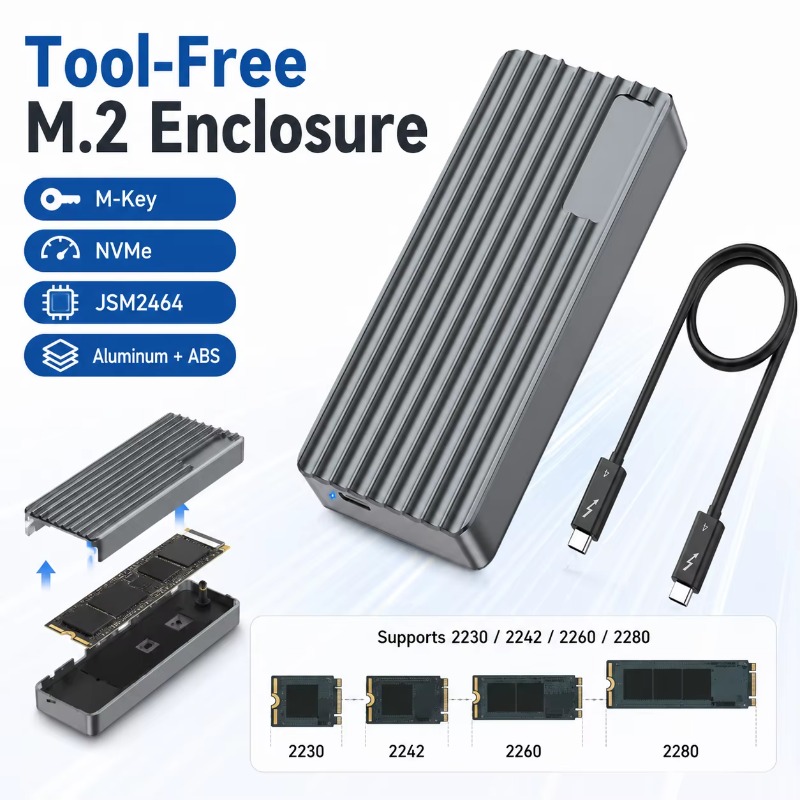 Obudowa TBT3/USB4 M.2 NVMe SSD – Nvme Ssd recenzja i cena
